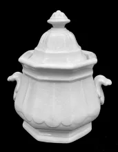 Niagara Shape (Scalloped Decagon)_J. Wedgwood_Sugar Bowl with Lid_Item_001