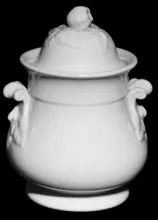 Nut with Bud | John Meir & Son | Sugar Bowl with Lid | Item | 001