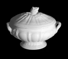 Paneled Grape | Charles Meigh & Son | Sauce or Soup Tureen Base and Lid | Item | 004