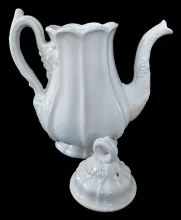 Paneled Grape | Jacob Furnival | Teapot or Coffee Pot Base and Lid | Item | 006