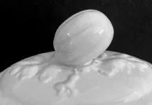 Paris Shape | Henry Alcock & Co. | Sauce or Soup Tureen Base, Lid, and Underplate | Finial | 004