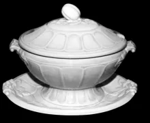 Paris Shape_John Alcock_Sauce or Soup Tureen Base, Lid, and Underplate_Item_001