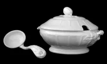 Paris Shape | John Alcock | Stew or Chowder Tureen Base, Lid, and Ladle | Item | 001