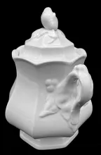Paris Shape_John Alcock_Sugar Bowl with Lid_Handle_002