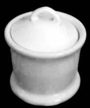 Plain | J. & E. Mayer | Mustard Pot Base and Lid | Item | 001