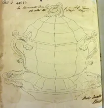 Pompei_Mellor, Venables, & Co._Sauce or Soup Tureen Base and Lid_KewItem_002