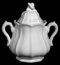 Portland Shape | Elsmore & Forster | Sugar Bowl with Lid | Item | 001