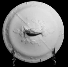 Potomac Shape | W. Baker & Co. | Chamber Pot Lid | Item | 001