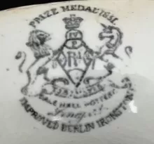 Prize Puritan | T. J. & J. Mayer | Gravy Boat | Mark | 004