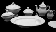 Quartered Rose | Jacob Furnival | Dinner Set Pieces | Collection | 001