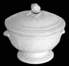 Quartered Rose | Jacob Furnival | Hot Toddy Bowl with Handles and Lid | Item | 001