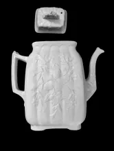 Ribbed Floral | W. & E. Corn | Teapot or Coffee Pot Base and Lid | Item | 002