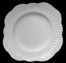Ribbed Raspberry | J. & G. Meakin | Cake or Cookie Plate without Pedestal Foot | Item | 002