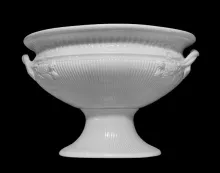 Ribbed Raspberry | J. & G. Meakin | Compote on Tall Pedestal | Item | 001