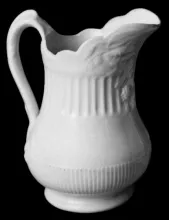Ribbed Raspberry | J. & G. Meakin | Creamer or Cream Pitcher | Item | 001