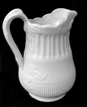 Ribbed Raspberry_J. & G. Meakin_Creamer or Cream Pitcher_Item_002