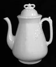 Ribboned Oak_W. & E. Corn_Teapot or Coffee Pot Base and Lid_Item_001