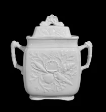 Seashore_W. & E. Corn_Sugar Bowl with Lid_Item_001