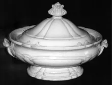 Stafford Shape | Samuel Alcock & Co. | Vegetable Tureen Base and Lid | Item | 001