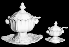 Sydenham Shape | T. & R. Boote (& Co.) | Sauce or Soup Tureen Base, Lid, Underplate, and Ladle | Collection | 002