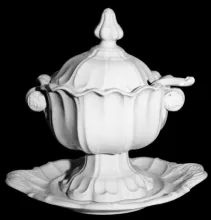 Sydenham Shape | T. & R. Boote (& Co.) | Sauce or Soup Tureen Base, Lid, Underplate, and Ladle | Item | 003
