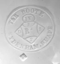 Sydenham Shape_T. & R. Boote (& Co.)_Vegetable Tureen Base and Lid_Mark_002