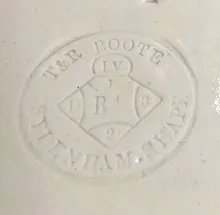 Sydenham Shape | T. & R. Boote (& Co.) | Vegetable Tureen Base and Lid | Mark | 010