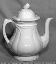 Trent Shape_John Alcock_Teapot or Coffee Pot Base and Lid_Item_001