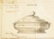 Trent Shape_John Alcock_Vegetable Tureen Base and Lid_KewItem_001