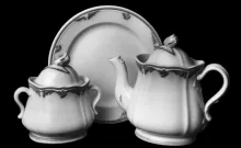 Tulip Shape | Elsmore & Forster | Teapot or Coffee Pot Base and Lid | Collection | 001