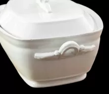 Tunis | T. & R. Boote (& Co.) | Vegetable Tureen Base and Lid | Handle | 003