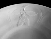Twin Leaves | James Edwards | Cup and Saucer (Saucer Only) | Embossing | 002