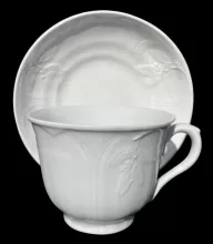 Twin Leaves | James Edwards | Handled Cup and Saucer | Item | 002