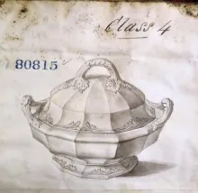 Twin Leaves_James Edwards_Vegetable Tureen Base and Lid_KewItem_001
