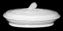 Twisted Ribbon | James Edwards & Son | Brush Tray Base and Lid | Item | 001