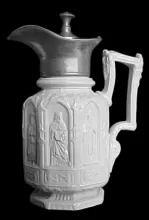 Unknown Tableware | Charles Meigh & Son | Syrup Pitcher with Metal Lid | Item | 001