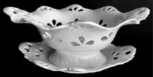 Unknown Tableware | J. & G. Alcock | Reticulated Basket and Underplate | Item | 006