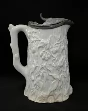 Unknown Tableware | J. W. Pankhurst (& Co.) | Syrup Pitcher with Metal Lid) | Item | 001