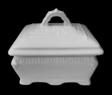 Unknown Toilet Pieces | Henry Alcock & Co. | Soap Box Base and Lid | Item | 005