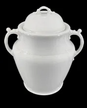 Unknown Toilet Pieces | J. & G. Meakin | Waste or Slop Jar Base and Lid | Item | 001