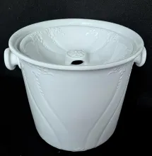 Unknown Toilet Pieces | J. & G. Meakin | Waste or Slop Jar with Silencer | Item | 001