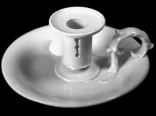 Utilitarian | F. Morley & Co. | Candle Holder with Handle | Item | 001