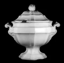 Walled Octagon | Jacob Furnival | Sauce or Soup Tureen Base and Lid | Item | 001