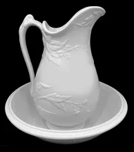 Washington Shape_John Meir & Son_Ewer and Wash Basin_Item_001