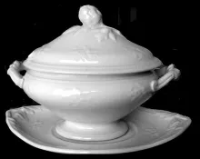 Washington Shape_John Meir & Son_Sauce or Soup Tureen Base, Lid, and Underplate_Item_001