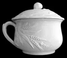 Wheat Harvest | John Alcock | Chamber Pot Base and Lid | Item | 001