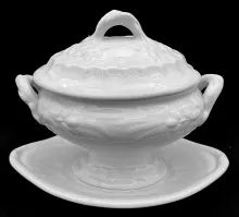 Wheat and Hops | J. & G. Meakin | Sauce or Soup Tureen Base, Lid, and Underplate | Item | 003