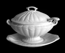 Wheat and Hops | W. & E. Corn | Sauce or Soup Tureen Base, Lid, Underplate, and Ladle | Item | 001