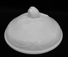 Wreath of Leaves_Burgess & Leigh_Butter Dish Lid_Item_001