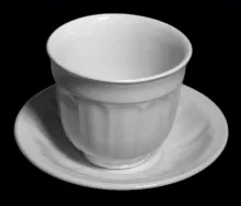 Mobile Shape | Unspecified | Handleless Cup and Saucer | Item | 002